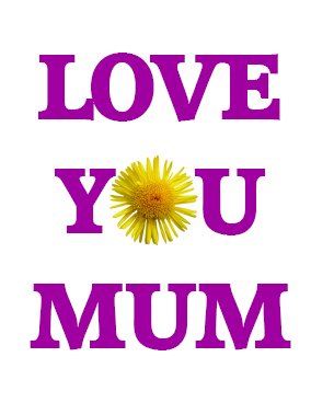 love you mum card