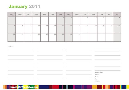 2011 Monthly Calendar on Monthly Calendar 2011 1 Small Jpg