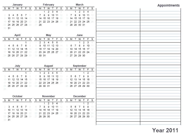 Download 2011 Free Printable 2011 monthly calendar printable free. Download 2011 Free Printable