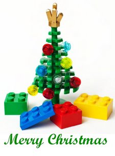 Lego Christmas Tree Christmas Card