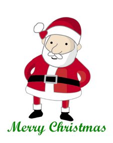 Santa Christmas Card Printable