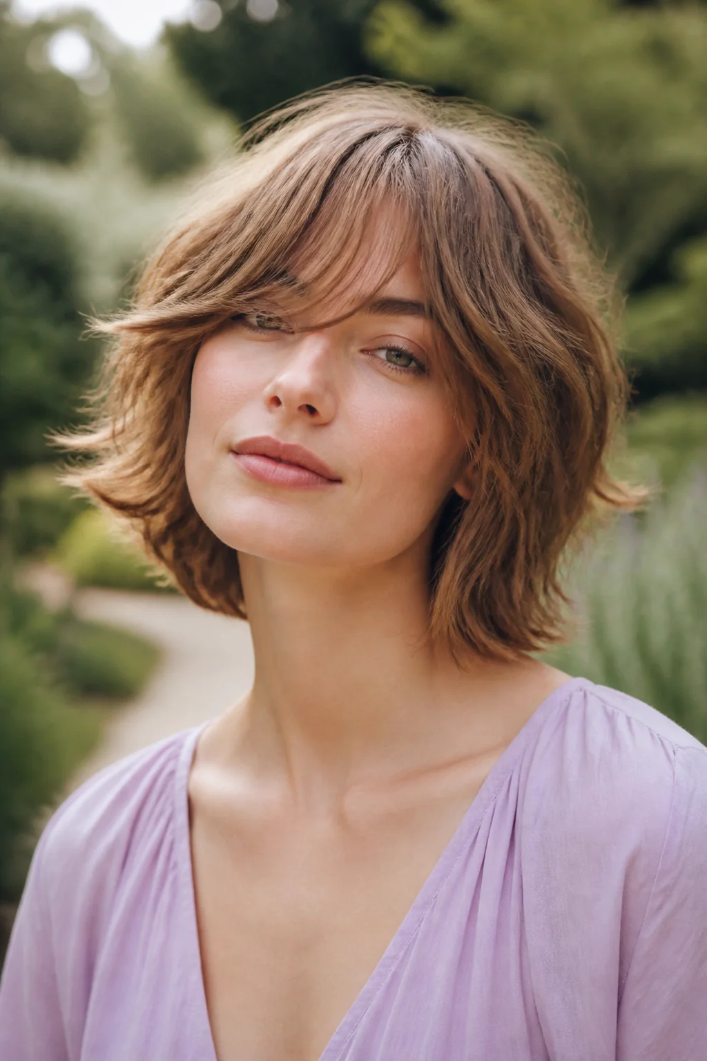 short shag grown out shape