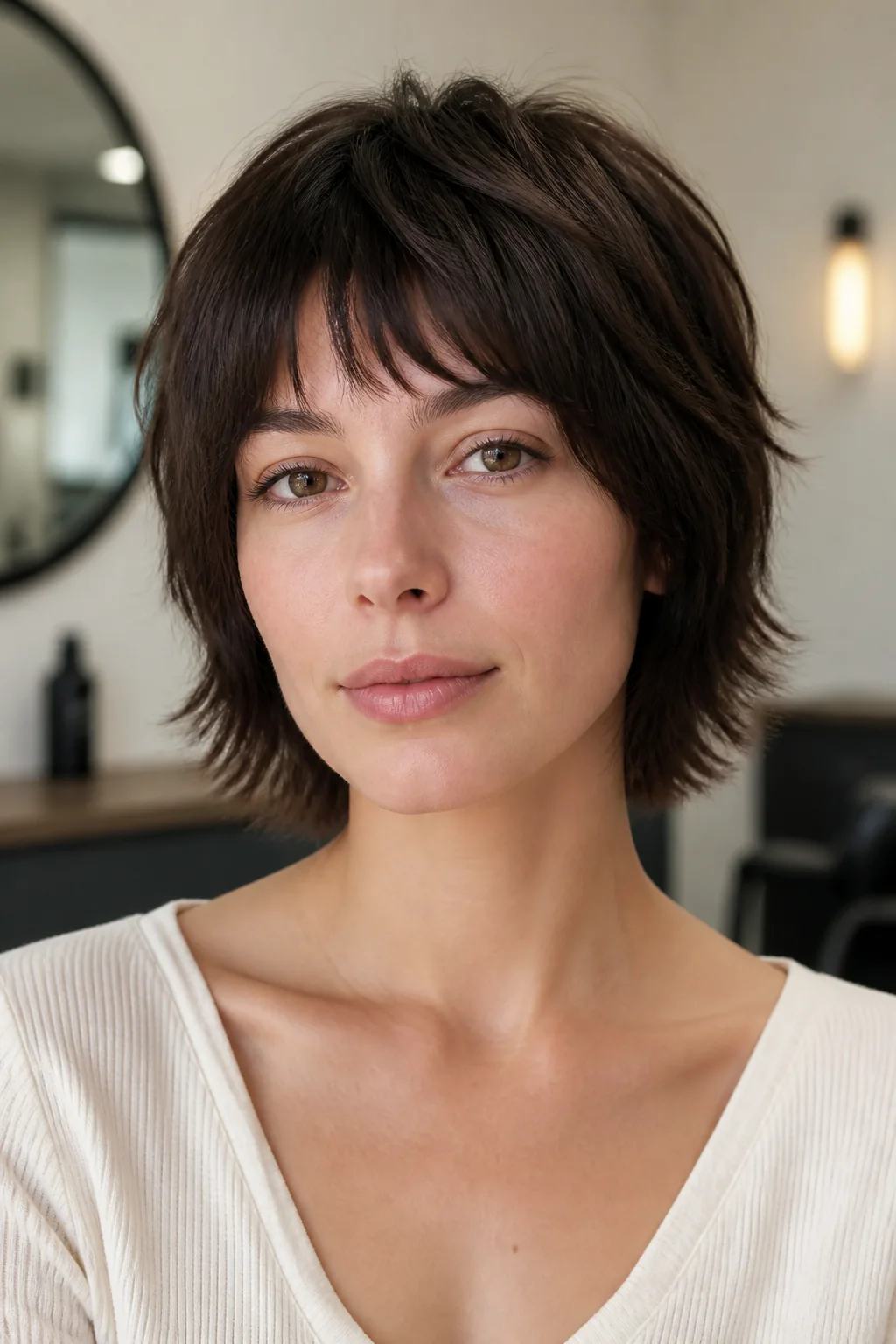 short shag razored ends