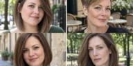 Four flattering hairstyles for round faces and thin hair