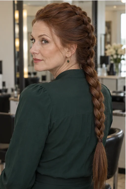 The French Braid That Keeps Everything Together for long hair