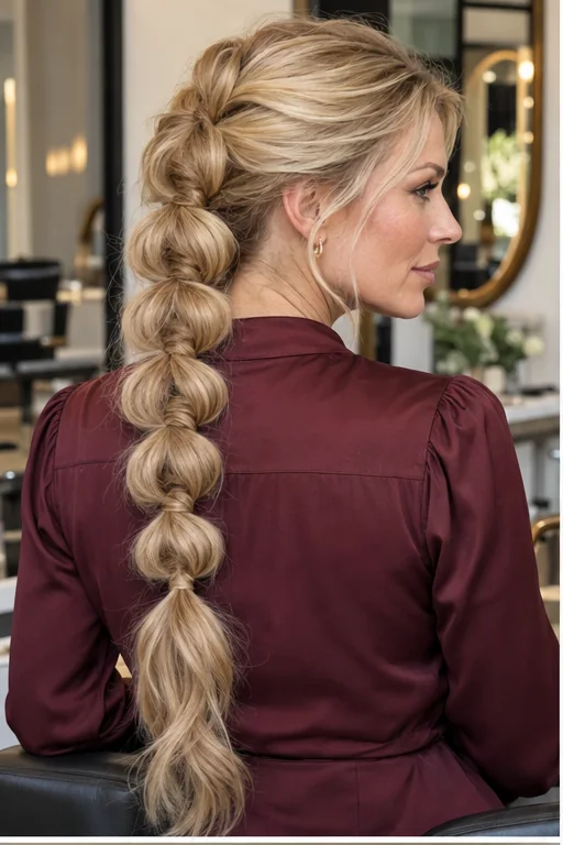 The Full Pull-Through Braid for long hair