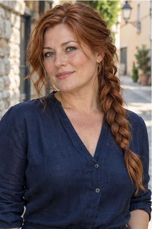 The Relaxed Side Braid for long hair
