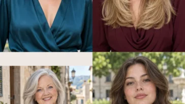 Four love-layer references showing a collarbone contour, long connected curves, an off-center sweep and soft waves