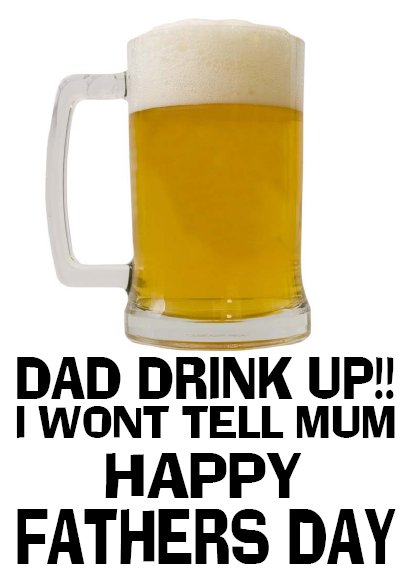 Funny fathers day card
