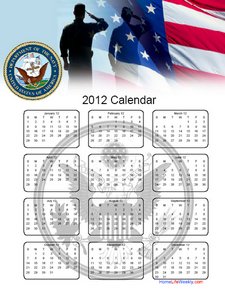 Navy Calendar 2012