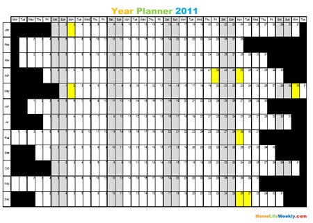 Year Planner 2011