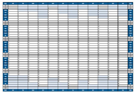 Year Planner 2011
