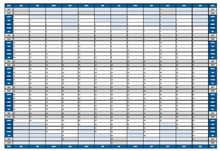 Year Planner 2011